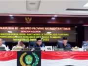 Paripurna ke-40, DPRD Kaltim Cabut Perda Penyelenggaraan Reklamasi dan Pengelolaan Air Tanah