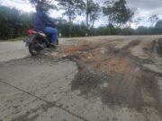 Jalan di Bontang Lestari Rusak Lagi, Amir Tosina Sebut Kualitas Pekerjaan Jalan Buruk