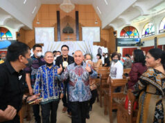 Gubernur Isran Noor Beri Semangat Umat Kristiani Gelar Kegiatan Keagamaan
