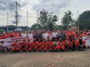 Kadisporapar Lepas Kontingen Samarinda Cabor Taekwondo dan Futsal Menuju Porprov Kaltim di Berau