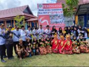 PGRI Laksanakan Upacara Peringatan HGN dan HUT PGRI ke 77 di SMKN 1 Rantau Pulung