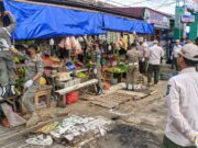 Satpol PP Bontang Rutin Penertiban di Pasar Tamrin