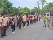 Satpol PP Bontang Razia Puluhan Siswa Nongkrong di Pujasera BSD