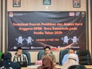 Ahmat Sopian Noor, Hadiri Sosialisasi Daerah Pemilihan dan Alokasi Kursi Anggota DPRD Kota Samarinda Pada Pemilu Tahun 2024