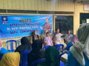 Novi Marinda Putri Gelar Reses di Kelurahan Lok Bahu