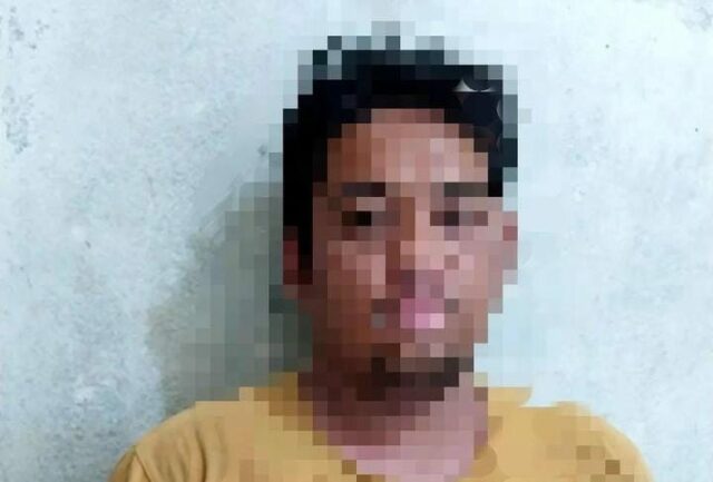Tersangka pelaku tindak pidana pencurian di Masjid Baitul Makmur (polresberau)