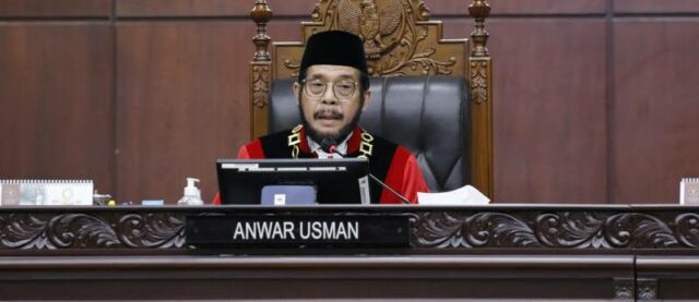 Ketua Mahkamah Konstitusi, Anwar Usman. (mkri.id)