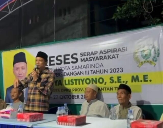 Ketua Komisi II DPRD Kaltim Nidya Listiyono Serap Aspirasi Warga Bukuan Palaran (dok. pribadi)