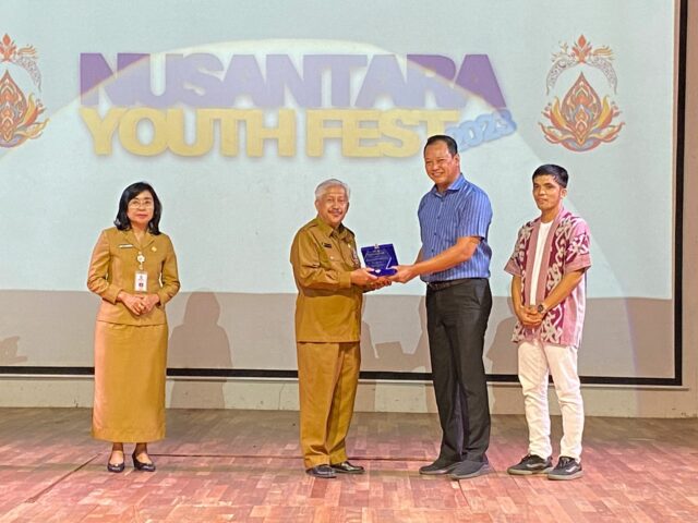 Kepala Bidang Pemberdayaan Pemuda Dinas Pemuda dan Olahraga (Dispora) Kalimantan Timur (Kaltim), Bahri menghadiri Nusantara Youth Fest 2023