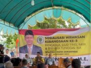 Partisipasi Pemuda Kunci Kualitas Demokrasi, Nidya Listiyono Sosialisasi Wawasan Kebangsaan di Samarinda Ketua komisi I DPRD Kaltim Nidya Listiyono, melaksanakan sosialisasi kebangsaan di Kota Samarinda. (Dok pribadi)