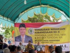 Partisipasi Pemuda Kunci Kualitas Demokrasi, Nidya Listiyono Sosialisasi Wawasan Kebangsaan di Samarinda Ketua komisi I DPRD Kaltim Nidya Listiyono, melaksanakan sosialisasi kebangsaan di Kota Samarinda. (Dok pribadi)