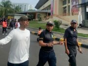 Bertemu Sekjen PSSI saat Joging, Kabid Pengembangan Pemuda Dispora Kaltim Bahas Potensi PAD Bila Maksimalkan Fasilitas Olahraga Sekjen PSSI, Yunus Nusi joging bersama Kabid Pengembangan Pemuda Kaltim, Rasman Rading. (Ig/rasmanrading)