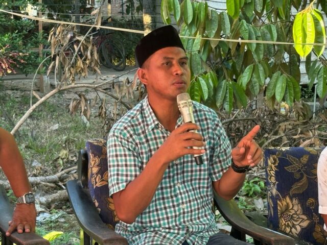 Anggota DPRD Kaltim Sutomo Jabir Sosialisasi Wawasan Kebangsaan di kampung Sei Bebanir Bangun, Kecamatan Sambaliung Kabupaten Berau. (Dok Rezky)