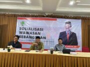 Sosialisasi Wawasan Kebangsaan di Bontang, Harun Al Rasyid: Konstitusi Hadir untuk Kesejahteraan Rakyat Harun Al Rasyid, saat melaksanakan sosialisasi wawasan kebangsaan di Hotel Tiara, Bontang. (Dok pribadi).