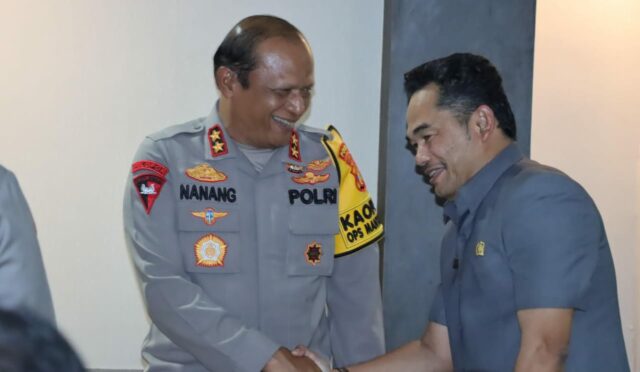 Ketua DPRD Kaltim, Hasanuddin Mas'ud terima silaturahim Kapolda. (Dok pribadi)