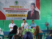 Seno Aji Jelaskan Pancasila Sebagai Falsafah Hidup dan Moral Bangsa di Muara Jawa Pesisir Wakil Ketua DPRD Kaltim, Seno Aji saat melaksanakan sosialisasi wawasan kebangsaan di Kelurahan Muara Jawa Pesisir, Kecamatan Muara Jawa. (Dok Bayu Santoso).