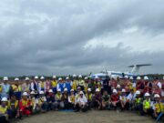 Kapolres PPU Kawal Kunjungan Kerja Plt. Kepala OIKN dan Menteri Perhubungan Uji Coba Landasan Bandara VVIP IKN