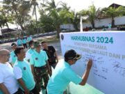 Semarak Peringatan Harhubnas 2024, Wali Kota Bontang Hadiri Kegiatan Bersih Laut dan Pantai