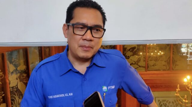 Direktur Utama PTMB, Saharuddin (Dok: koranseruya)