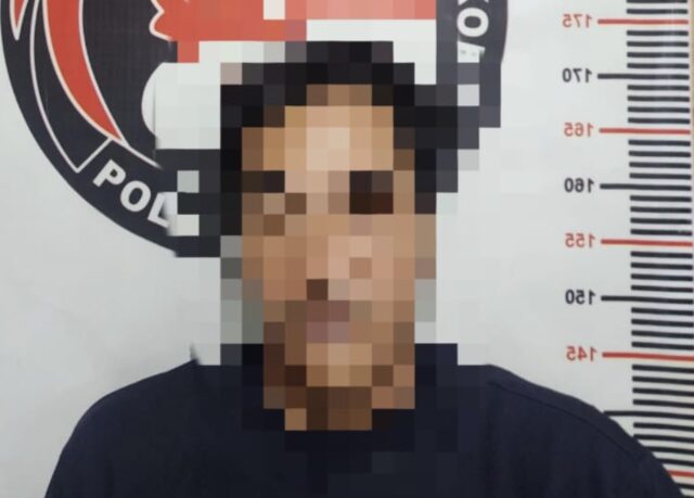 Tersangka sudah diamankan polisi (dok: ist)