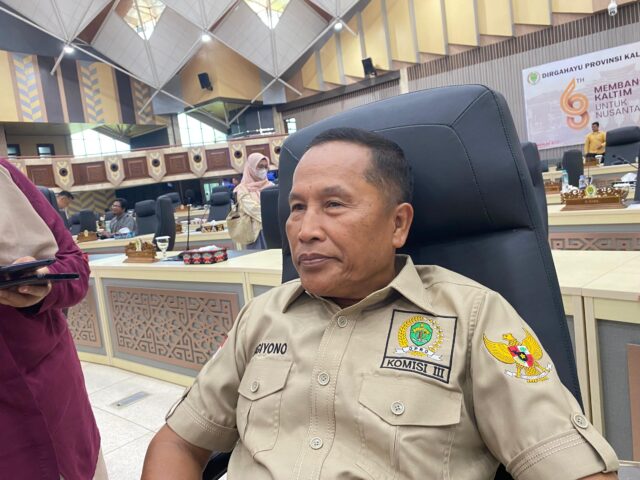 Anggota Komisi III DPRD Kalimantan Timur, Sugiyono.(Dok: teraskata)
