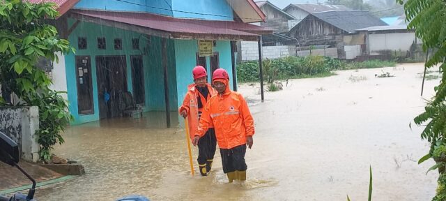 Banjir di Telihan, Kota Bontang, Rabu 14 Mei 2025 (dok: BPBD)
