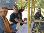 Situs Cagar Budaya Lesong Batu di Muara Kaman Kukar Terbengkalai Kunjungan masyarakat adat situs cagar budaya, Lesong Batu, di Desa Muara Kaman, Kutai Kartanegara (Kukar)