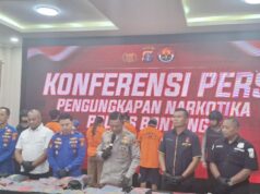 Polres Bontang Tangkap 4 Pengedar Narkoba Konferensi pers Polres Bontang terkait Narkoba (dok: seruya)