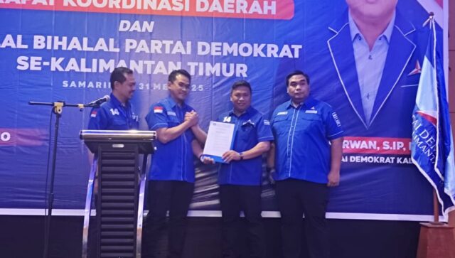 Kaltim Partai Demokrat Kalimantan Timur (Kaltim) menggelar Rapat Koordinasi Daerah (Rakorda) dan Halal Bihalal di Hotel Puri Sinyiur Samarinda, Sabtu 31 Mei 2025.