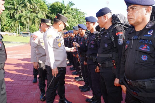 Polda Kaltim siap amankan kontestasi PSU Pilkada Mahakam Ulu (dok: ist)
