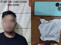 Polisi Bontang Ringkus Terduga Pengedar Narkoba Terduga pelaku pengedar narkoba di Kota Bontang (dok: ist)