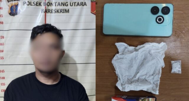Terduga pelaku pengedar narkoba di Kota Bontang (dok: ist)