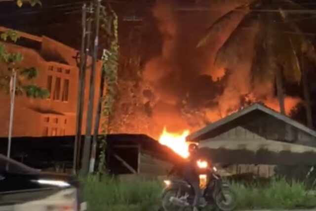 Kebakaran di Palaran, Kota Samarinda (dok: seruya)