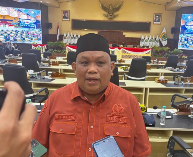 Samarinda Anggota Komisi IV DPRD Kaltim, Agusriansyah Ridwan. (Foto : AL)