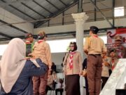 Wali Kota Bontang Pimpin Upacara Hari Pramuka, Sampaikan Ancaman Digital Wali Kota Bontang, Neni Moerniaeni, pimpin Upacara Peringatan Hari Pramuka ke-64 tingkat Kota Bontang di Lapangan Bessai Berinta, Rabu (29/10/2025) (foto: seruya)