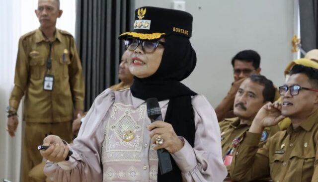 Wali Kota Bontang, Neni Moerniaeni dalam agenda Diseminasi Audit Kasus Stunting Tahun 2025 yang digelar Dinas Pemberdayaan Perempuan, Perlindungan Anak, dan Keluarga Berencana (DP3AKB).