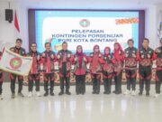 Pemkot Bontang Lepas Kontingen PGRI Menuju Pekan Olahraga, Seni dan Pembelajaran Pemerintah Kota (Pemkot) Bontang melepas kontingen Persatuan Guru Republik Indonesia (PGRI) Kota Bontang menuju ajang Pekan Olahraga, Seni dan Pembelajaran (PORSENIJAR)