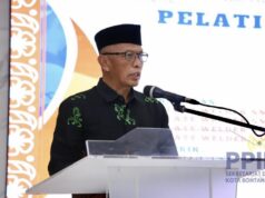 Pemkot Bontang Tutup Pelatihan Berbasis Kompetensi, Ingatkan Perkembangan Digital Asisten Perekonomian dan Pembangunan, Sony Suwito Adicahyono, saat mewakili Wali Kota Bontang menutup Pelatihan Berbasis Kompetensi APBD 2025 di Auditorium 3 Dimensi, Kamis (27/11/2025).