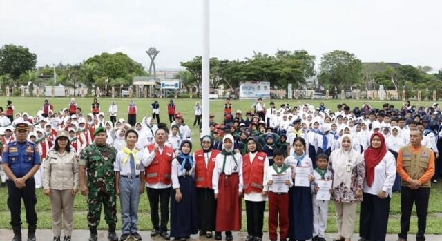 HUT PMI Bontang di Stadion Bessai Berinta, Kota Bontang, pada Sabtu (29/11/2025).
