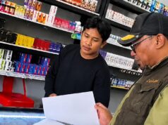 DKUMPP Sosialisasikan Larangan Penjualan Vape kepada Anak di Bawah Umur DKUMPP Kota Bontang sosialisasi pelaku usaha vape terkait Instruksi Wali Kota Bontang Nomor 100.3.4.3/1878/BAKESBANGPOL/2026 (dok:DKUMPP Bontang)