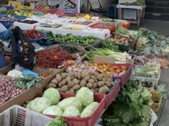DKUMPP Rilis Info Perkebangan Harga Bahan Pokok Penting Bulan Juli 2026 Pedagang sayur di Pasar Taman Rawa Indah Bontang (foto:seruya)