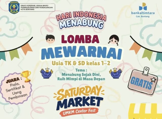 DKUMPP Gelar Lomba Mewarnai dalam rangka Hari Indonesia Menabung (dok:ist)