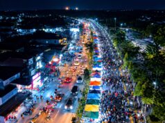 Transaksi CFN Bontang Sebesar Rp460 Juta, Perputaran Ekonomi Diperkirakan Tembus Rp1 Miliar Car Free Night Bontang (foto:ist)